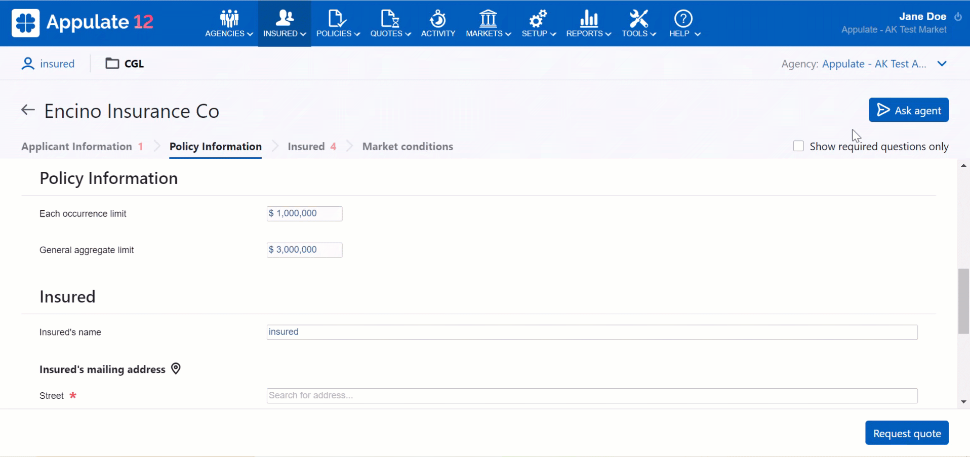 ask agent on the MSQA (workflow)