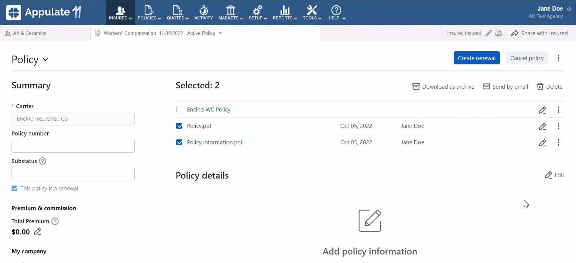 editing policy details