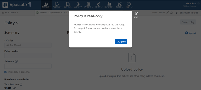 read-only policies